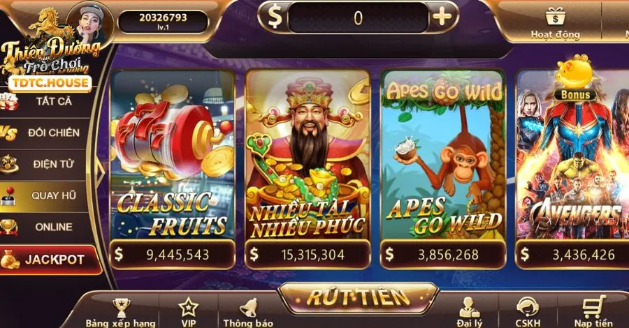 Các trò chơi casino trực tuyến tại 18win